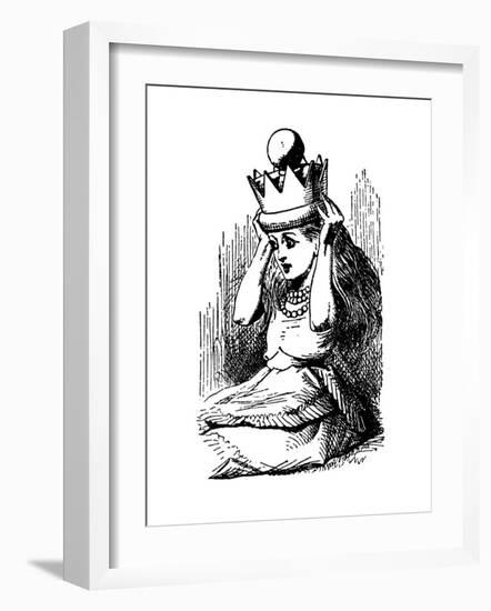 Through The Looking Glass-John Tenniel-Framed Premium Giclee Print