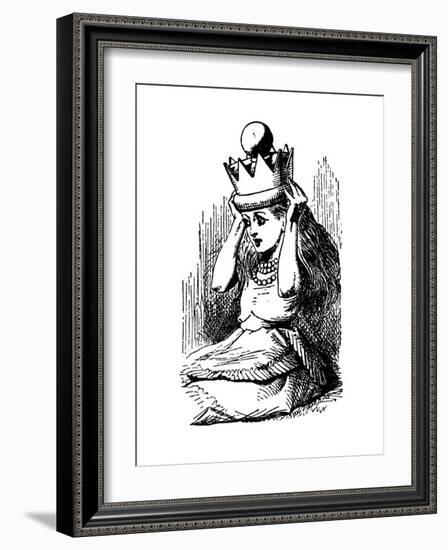 Through The Looking Glass-John Tenniel-Framed Premium Giclee Print