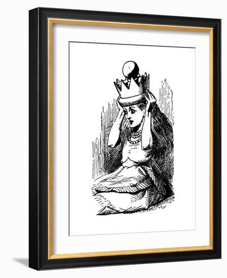 Through The Looking Glass-John Tenniel-Framed Premium Giclee Print