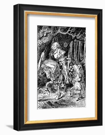 Through The Looking Glass-John Tenniel-Framed Premium Giclee Print