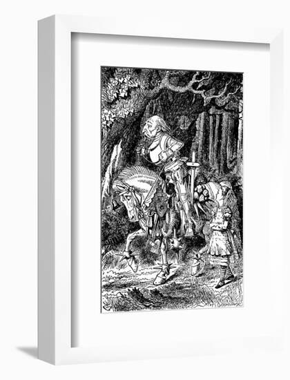 Through The Looking Glass-John Tenniel-Framed Premium Giclee Print