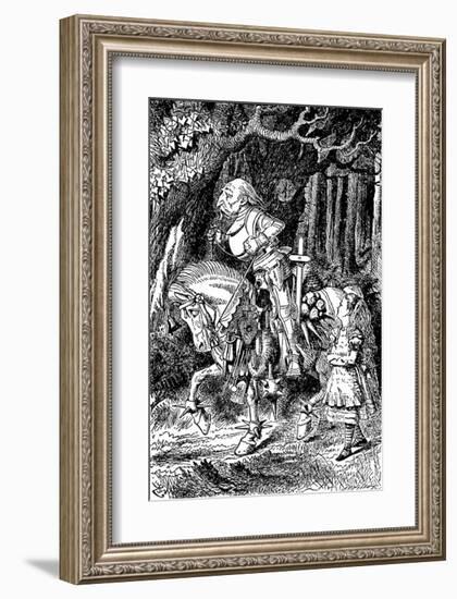 Through The Looking Glass-John Tenniel-Framed Premium Giclee Print