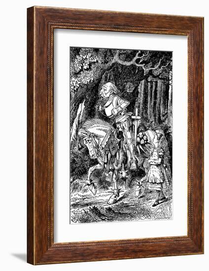 Through The Looking Glass-John Tenniel-Framed Premium Giclee Print