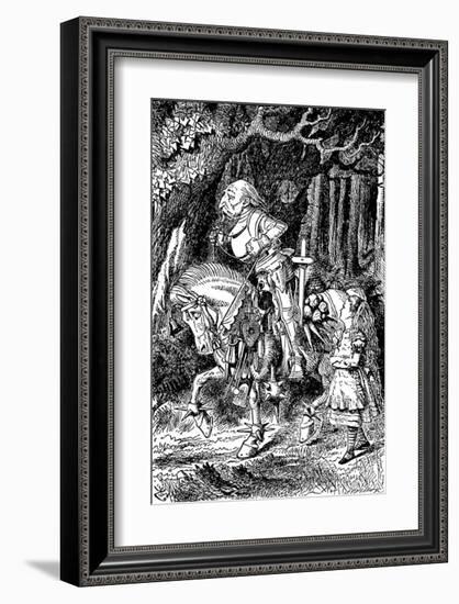 Through The Looking Glass-John Tenniel-Framed Premium Giclee Print