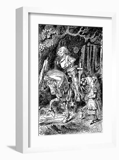 Through The Looking Glass-John Tenniel-Framed Premium Giclee Print