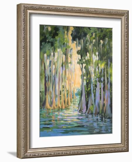 Through the Marsh II-Jane Slivka-Framed Art Print