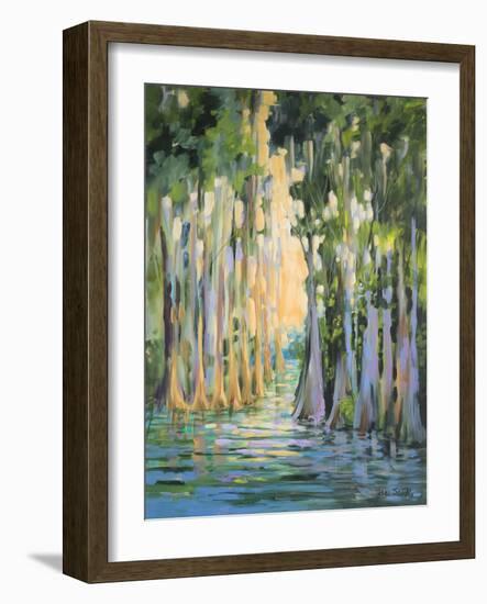 Through the Marsh II-Jane Slivka-Framed Art Print