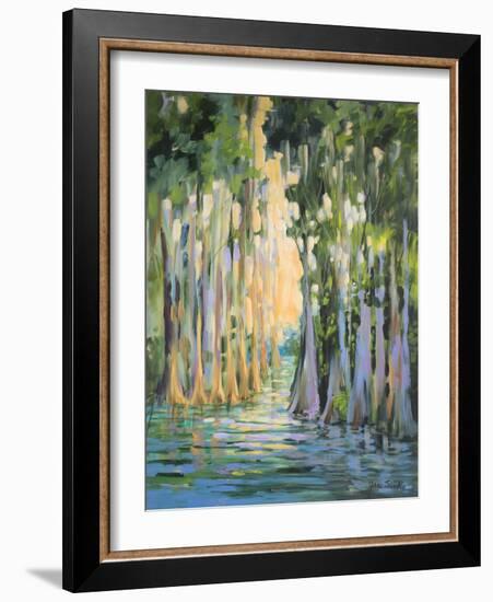 Through the Marsh II-Jane Slivka-Framed Art Print