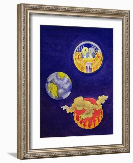 Through the Mercy of Christ We Hope to Reach Heaven and Avoid Hell, 2005-Elizabeth Wang-Framed Giclee Print