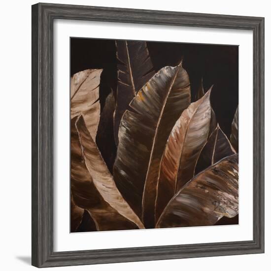 Through the Sepia Leaves I-Patricia Pinto-Framed Premium Giclee Print