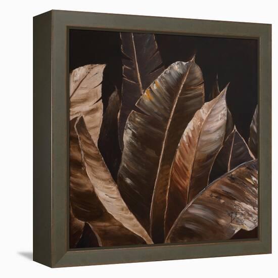 Through the Sepia Leaves I-Patricia Pinto-Framed Stretched Canvas
