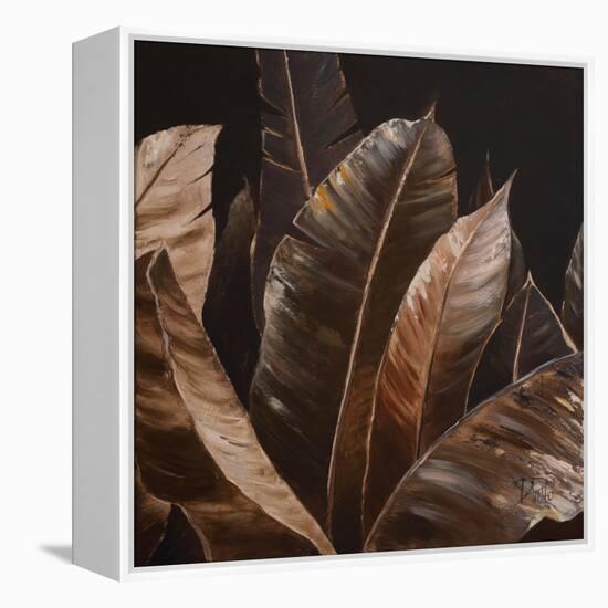 Through the Sepia Leaves I-Patricia Pinto-Framed Stretched Canvas