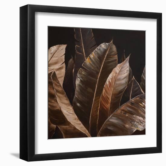 Through the Sepia Leaves I-Patricia Pinto-Framed Art Print