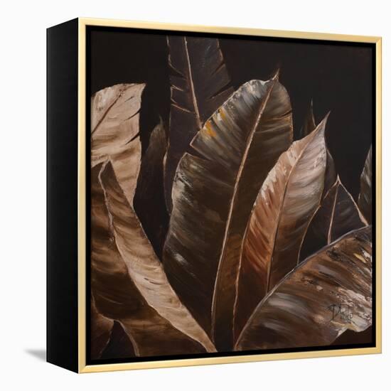 Through the Sepia Leaves I-Patricia Pinto-Framed Stretched Canvas