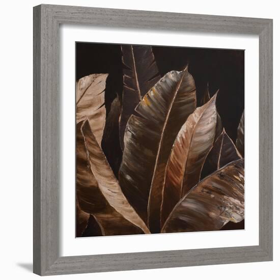 Through the Sepia Leaves I-Patricia Pinto-Framed Art Print