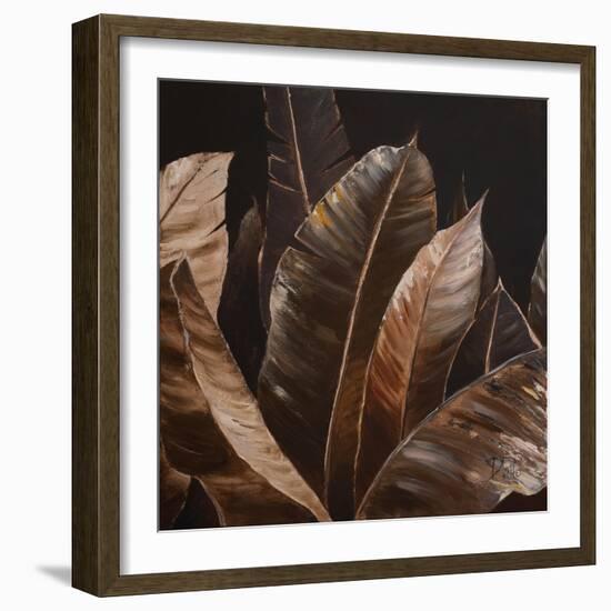 Through the Sepia Leaves I-Patricia Pinto-Framed Art Print