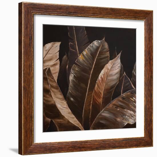 Through the Sepia Leaves I-Patricia Pinto-Framed Art Print