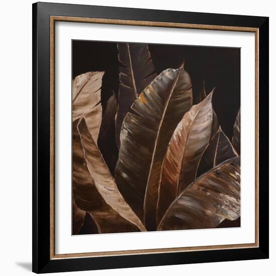 Through the Sepia Leaves I-Patricia Pinto-Framed Art Print