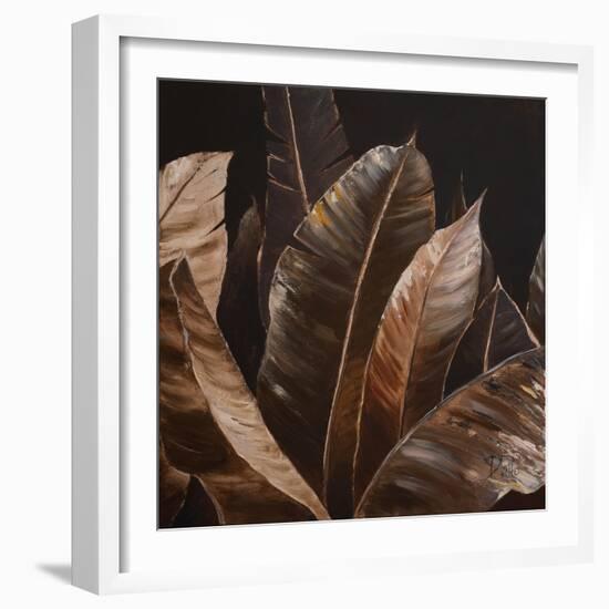 Through the Sepia Leaves I-Patricia Pinto-Framed Art Print