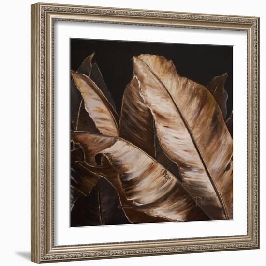 Through the Sepia Leaves II-Patricia Pinto-Framed Art Print