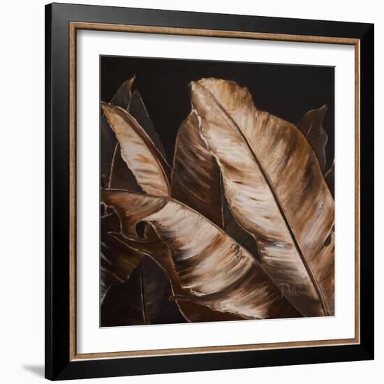 Through the Sepia Leaves II-Patricia Pinto-Framed Art Print