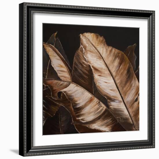 Through the Sepia Leaves II-Patricia Pinto-Framed Art Print