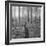 Through the Trees B&W-Andreas Stridsberg-Framed Giclee Print