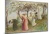 Through the White Flowers, 1891-Kate Greenaway-Mounted Giclee Print