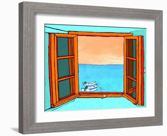 Through the Window-Ynon Mabat-Framed Art Print