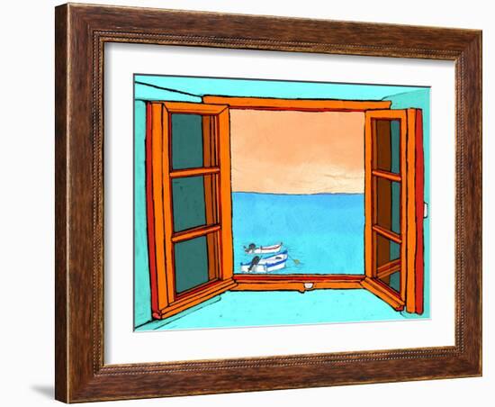 Through the Window-Ynon Mabat-Framed Art Print