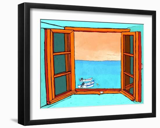 Through the Window-Ynon Mabat-Framed Art Print