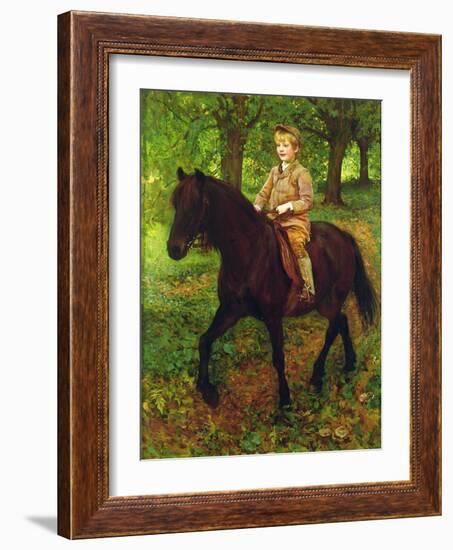 Through the Woods (Oil on Canvas)-Ralph Peacock-Framed Giclee Print