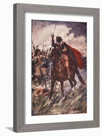 Through their Ranks Rode Wallenstein-Arthur C. Michael-Framed Giclee Print