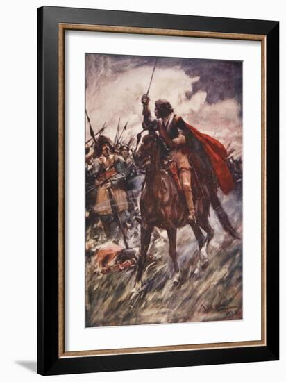 Through their Ranks Rode Wallenstein-Arthur C. Michael-Framed Giclee Print