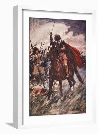 Through their Ranks Rode Wallenstein-Arthur C. Michael-Framed Giclee Print