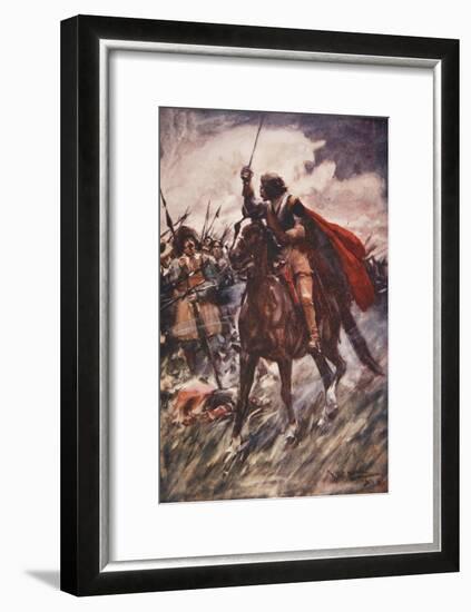 Through their Ranks Rode Wallenstein-Arthur C. Michael-Framed Giclee Print