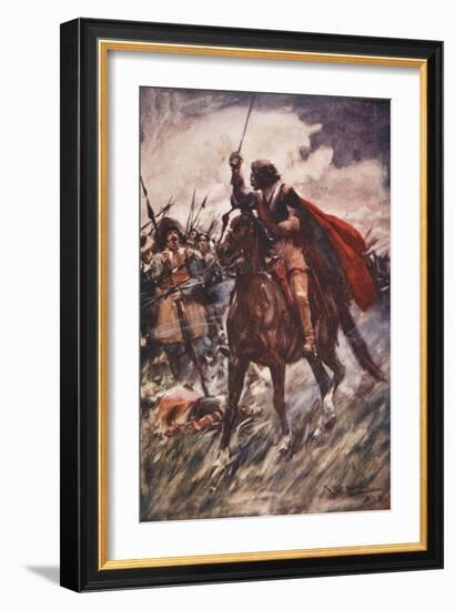Through their Ranks Rode Wallenstein-Arthur C. Michael-Framed Giclee Print