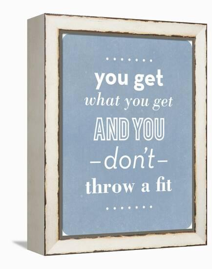 Throw a Fit-Kindred Sol Collective-Framed Stretched Canvas