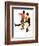 "Thrown from a Horse", March 17,1934-Norman Rockwell-Framed Giclee Print