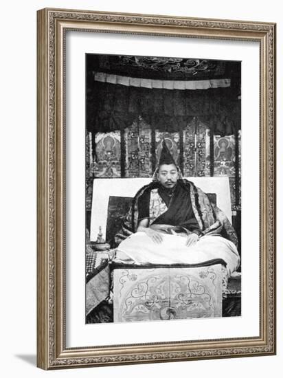 Thubten Gyatso (1876-193), the 13th Dalai Lama of Tibet, C1910-null-Framed Giclee Print