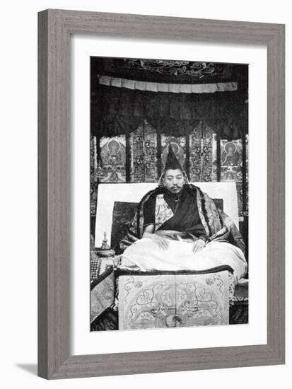 Thubten Gyatso (1876-193), the 13th Dalai Lama of Tibet, C1910-null-Framed Giclee Print