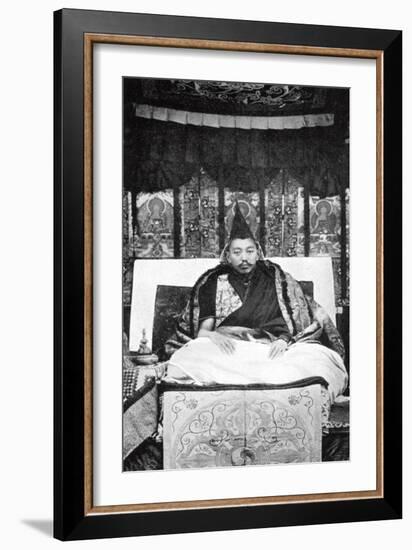 Thubten Gyatso (1876-193), the 13th Dalai Lama of Tibet, C1910-null-Framed Giclee Print