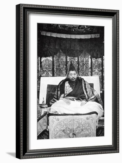 Thubten Gyatso (1876-193), the 13th Dalai Lama of Tibet, C1910-null-Framed Giclee Print