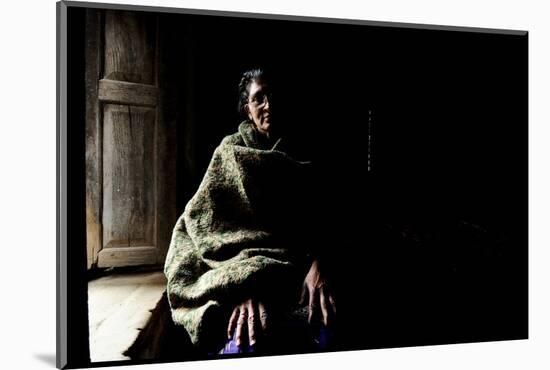 Thuli Maya Fuyal, Widow, in Her Small Room in Kathmandu, in Namaskar Association-Enrique Lapez-Tapia de Inas-Mounted Photographic Print