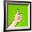 Thumb Up-Alena Kozlova-Framed Art Print