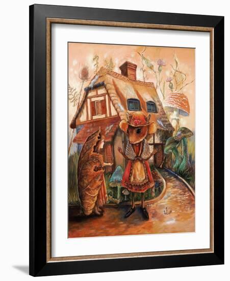 Thumbelina and Mrs Mouse-Judy Mastrangelo-Framed Giclee Print