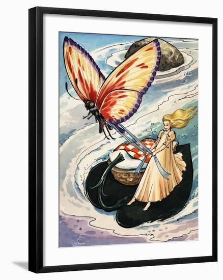 Thumbelina, from the Fun in Toyland Annual, 1959-Nadir Quinto-Framed Giclee Print