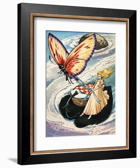 Thumbelina, from the Fun in Toyland Annual, 1959-Nadir Quinto-Framed Giclee Print