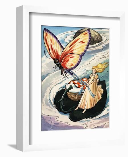 Thumbelina, from the Fun in Toyland Annual, 1959-Nadir Quinto-Framed Giclee Print