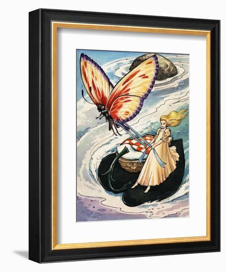 Thumbelina, from the Fun in Toyland Annual, 1959-Nadir Quinto-Framed Giclee Print